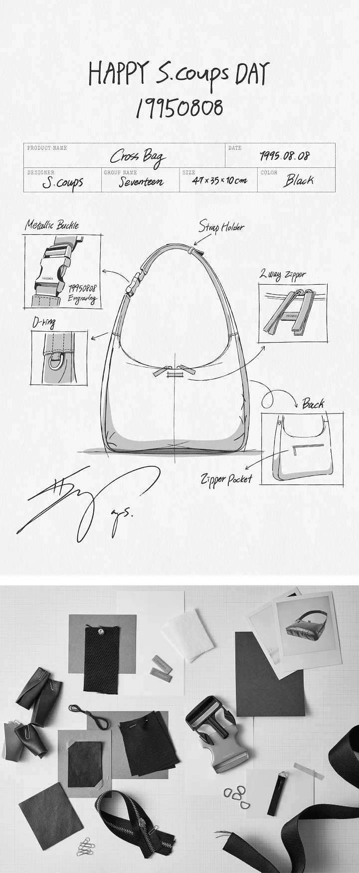 *PRE-ORDER* SEVENTEEN - [HAPPY S.COUPS DAY] BIRTHDAY CROSS BAG