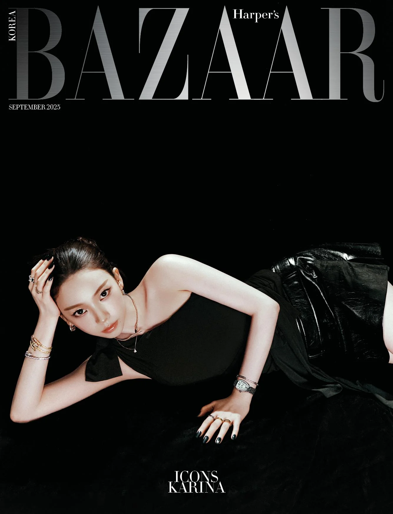 *PRE-ORDER* HARPER'S BAZAAR KOREA: Bazaar Icons (Special Edition) (Cover: aespa Karina)
