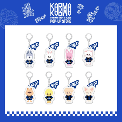 *PRE-ORDER* STRAY KIDS - KARMA Pop-Up SKZOO Yinyang Keyring