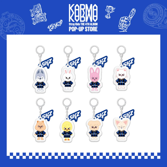 *PRE-ORDER* STRAY KIDS - KARMA Pop-Up SKZOO Yinyang Keyring