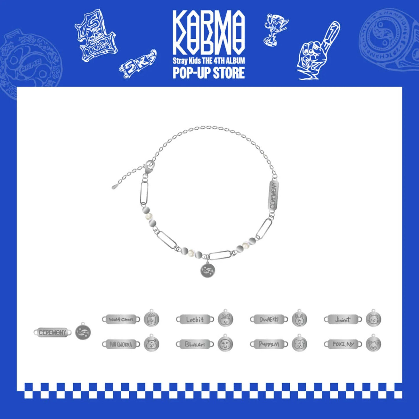 *PRE-ORDER* STRAY KIDS - KARMA Pop-Up SKZOO Ceremony Necklace
