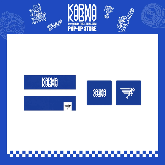 *PRE-ORDER* STRAY KIDS - KARMA Pop-Up Head Band & Sweat Band Set