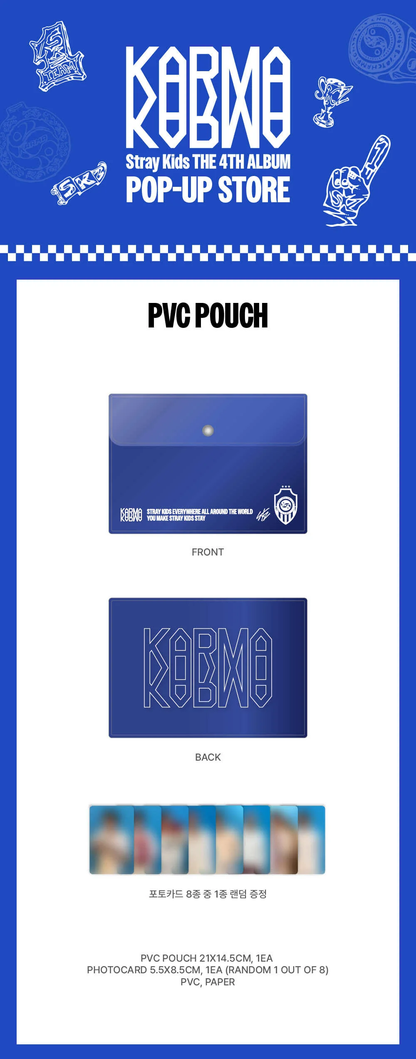 *PRE-ORDER* STRAY KIDS - KARMA Pop-Up PVC Pouch