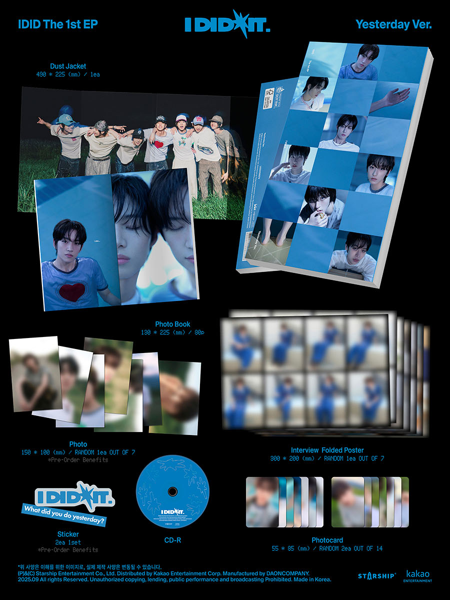 [SIGNED] IDID - I did it (1st Mini Album) [Photobook Ver.]