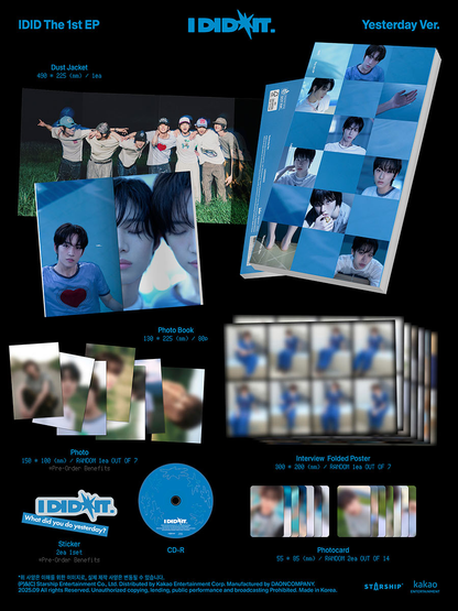 [SIGNED] IDID - I did it (1st Mini Album) [Photobook Ver.]