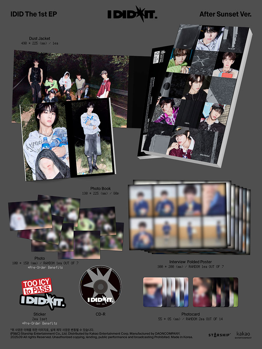 [SIGNED] IDID - I did it (1st Mini Album) [Photobook Ver.]