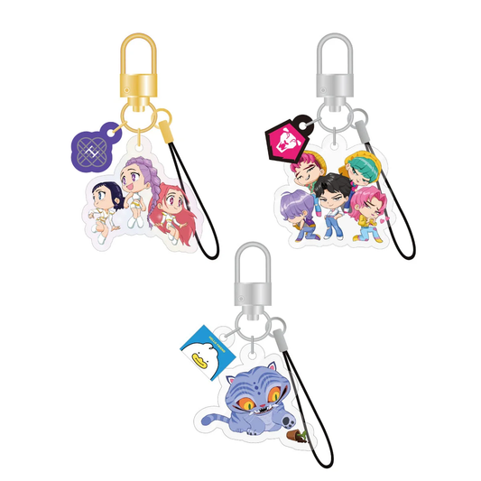 *PRE-ORDER* K-POP DEMON HUNTERS - Official Lightstick Keyring Charm