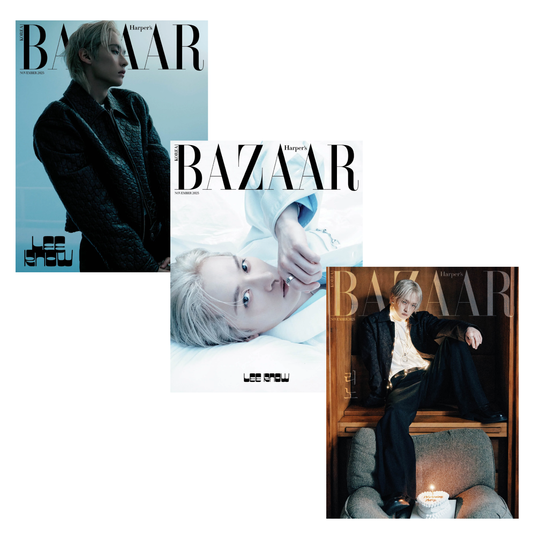 *PRE-ORDER* HARPER'S BAZAAR KOREA November 2025 Edition (Cover: STRAY KIDS LEE KNOW)