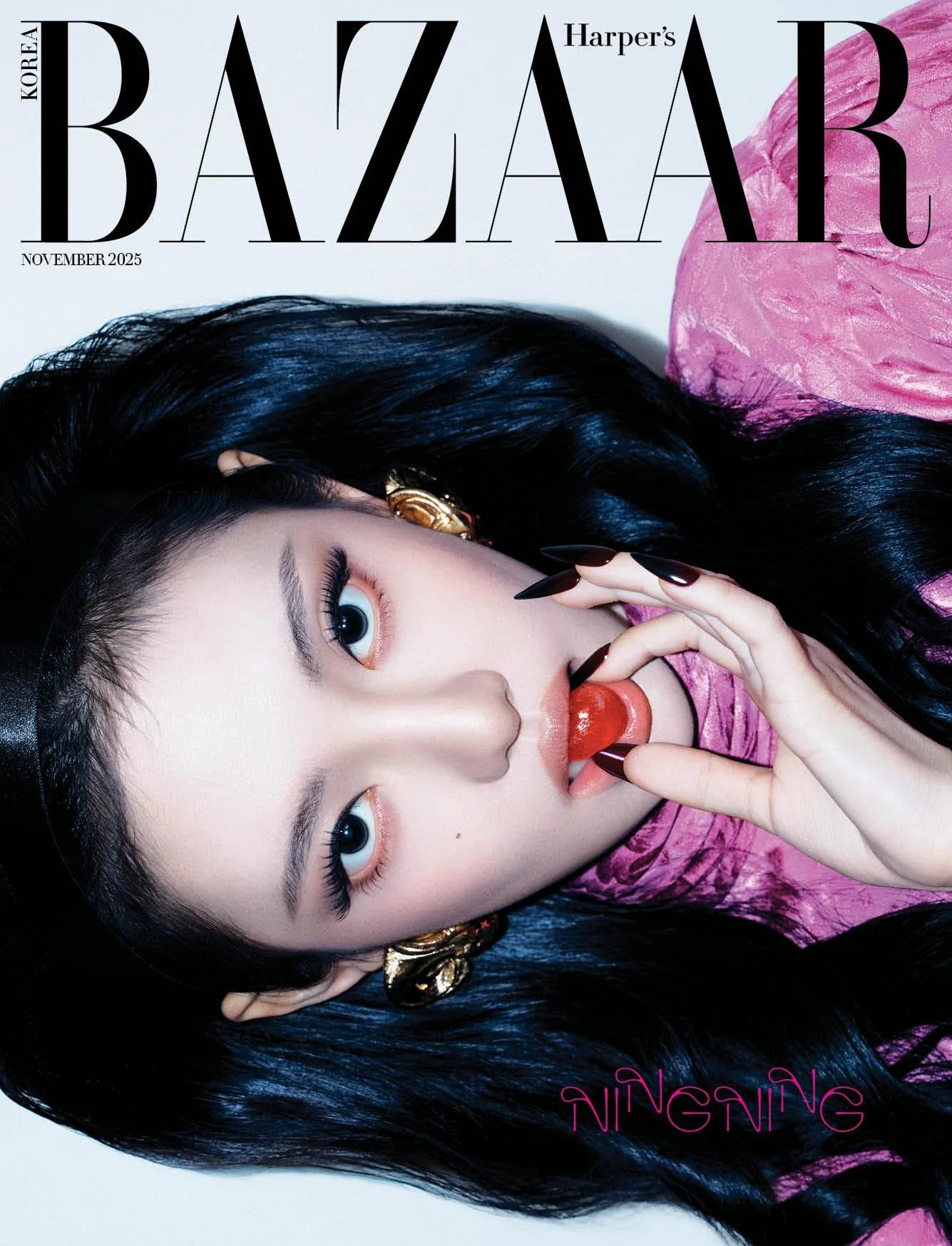 *PRE-ORDER* HARPER'S BAZAAR KOREA November 2025 Edition (Cover: aespa NINGNING)