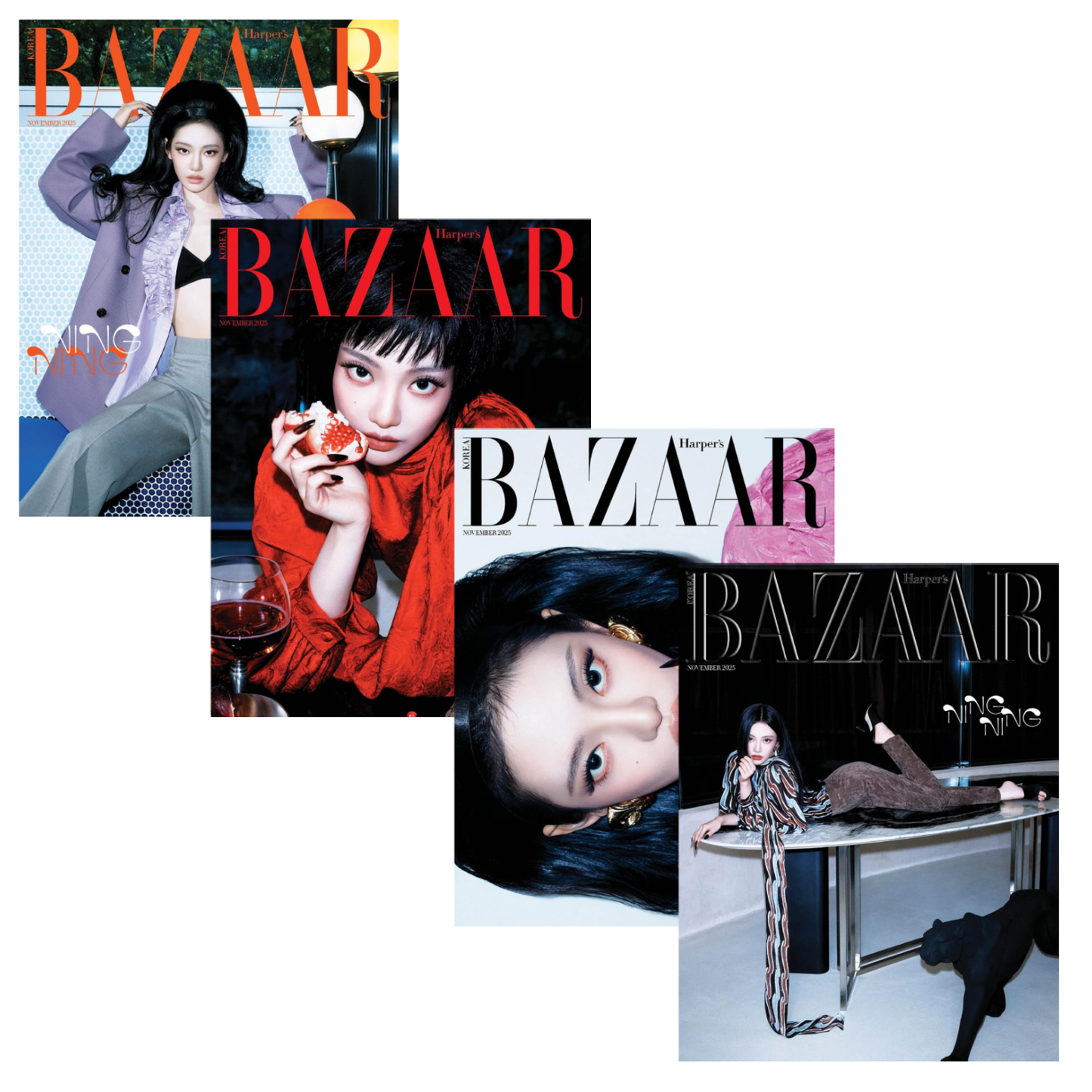 *PRE-ORDER* HARPER'S BAZAAR KOREA November 2025 Edition (Cover: aespa NINGNING)