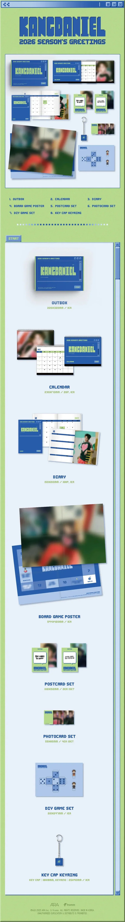 *PRE-ORDER* KANG DANIEL - 2026 Season's Greetings