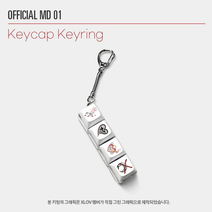 XLOV - [CLOXE 2U] 2nd FANMEETING Keycap Keyring