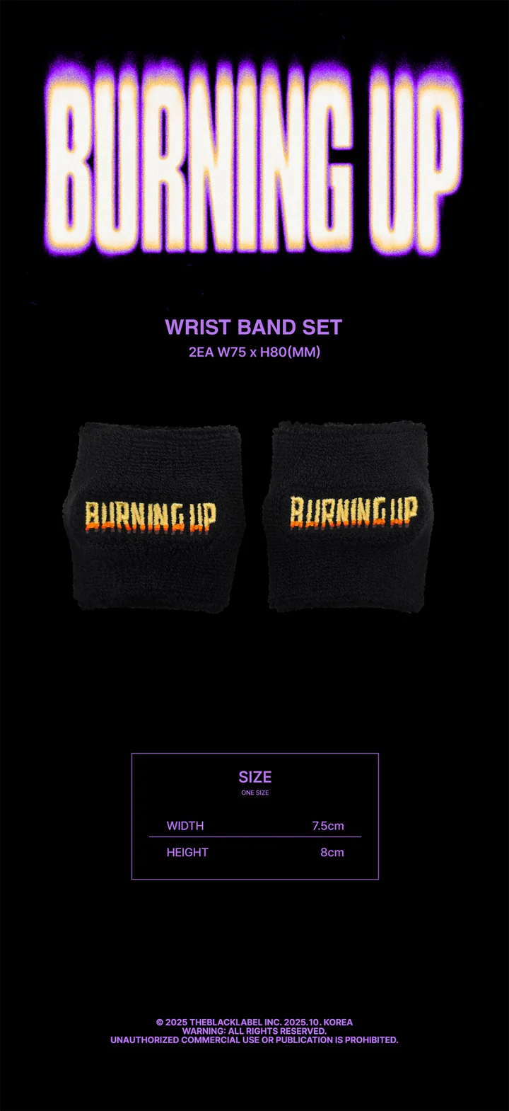 *PRE-ORDER* MEOVV- [BURNING UP] Wristband Set