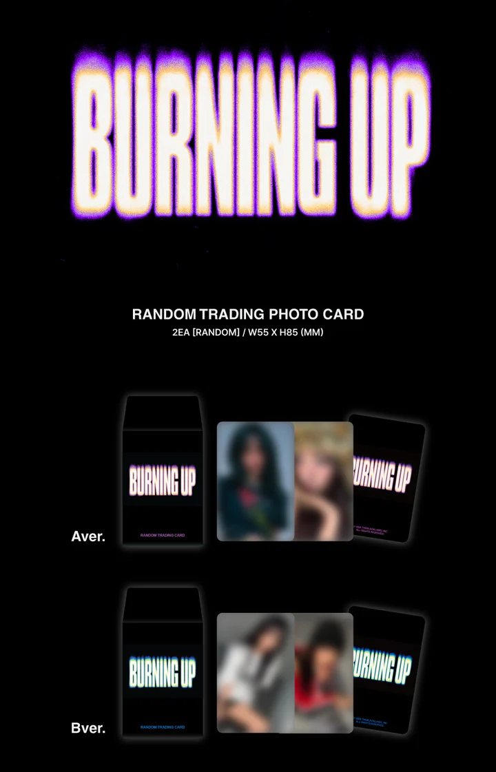 *PRE-ORDER* MEOVV - [BURNING UP] Random Trading Photocard