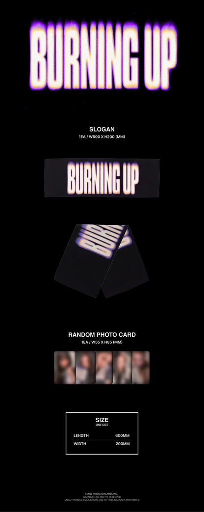 *PRE-ORDER* MEOVV- [BURNING UP] Slogan Set