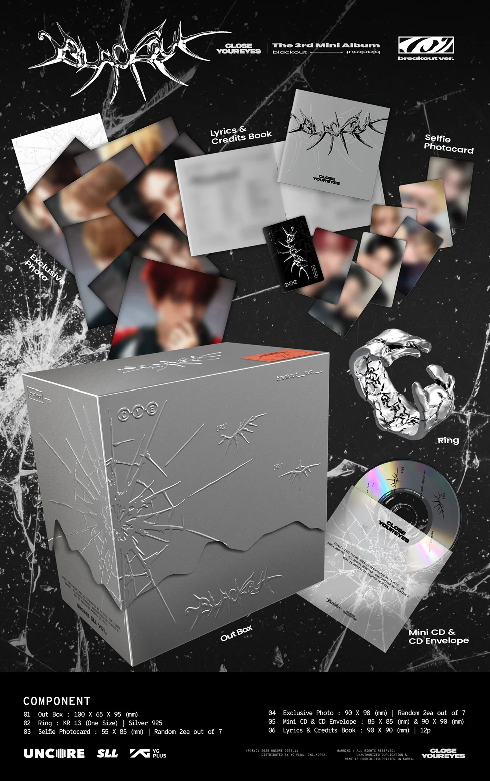 CLOSE YOUR EYES - blackout (3rd Mini Album) [Breakout Ver.]