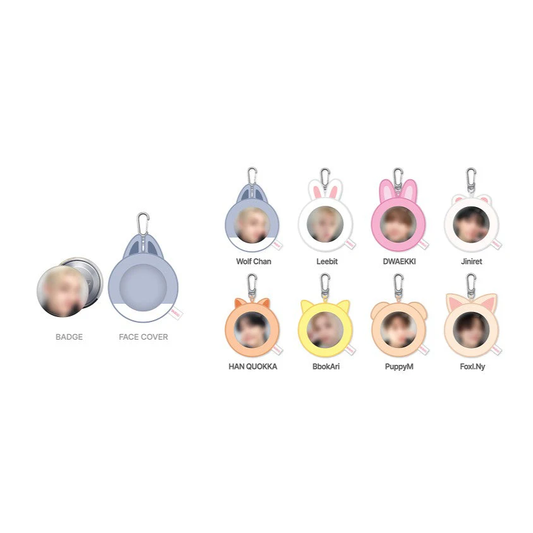 *PRE-ORDER* STRAY KIDS - 'DO IT' Pop-Up Store Soft Face Badge & SKZOO Cover Set