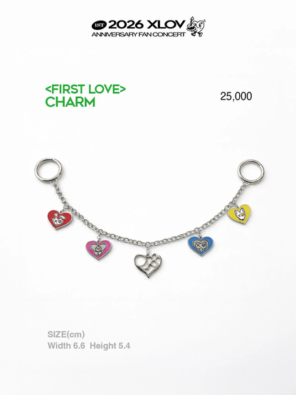 *PRE-ORDER* XLOV - [FIRST LOVE] 1st Anniversary Fan Concert MD First Love Charm