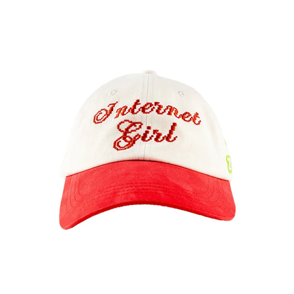 *PRE-ORDER* KATSEYE - [INTERNET GIRL] Ball Cap (Ivory)