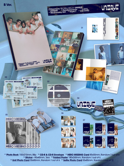 P1HARMONY - Unique (9th Mini Album) [Photobook Ver.]