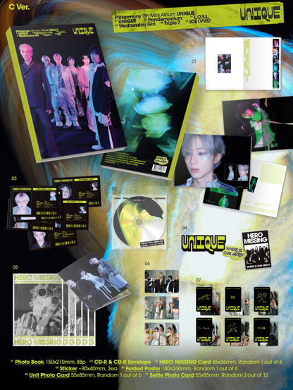 P1HARMONY - Unique (9th Mini Album) [Photobook Ver.]