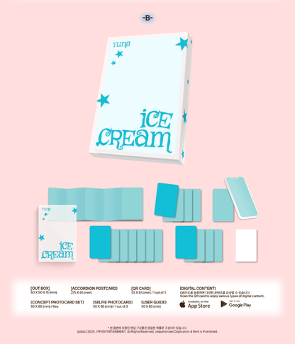 ITZY YUNA - Ice Cream (1st Mini Album) [Poca Album Ver.]