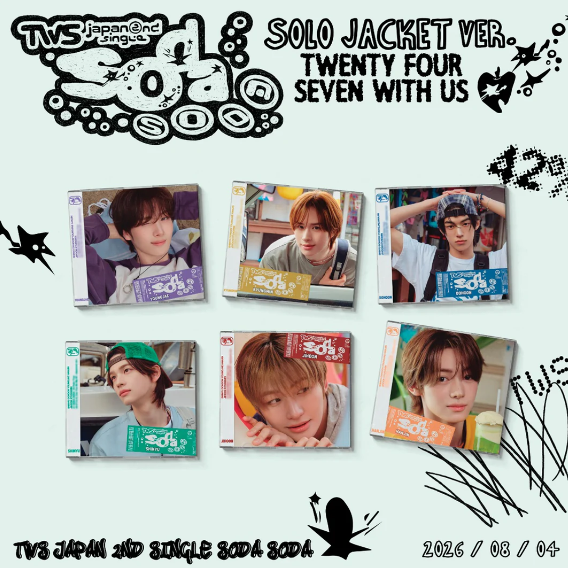 *PRE-ORDER* TWS - Soda Soda [Member Solo Ver.]