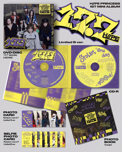 H//PE PRINCESS - 17.7 (1st Mini Album) [Limited B Edition]
