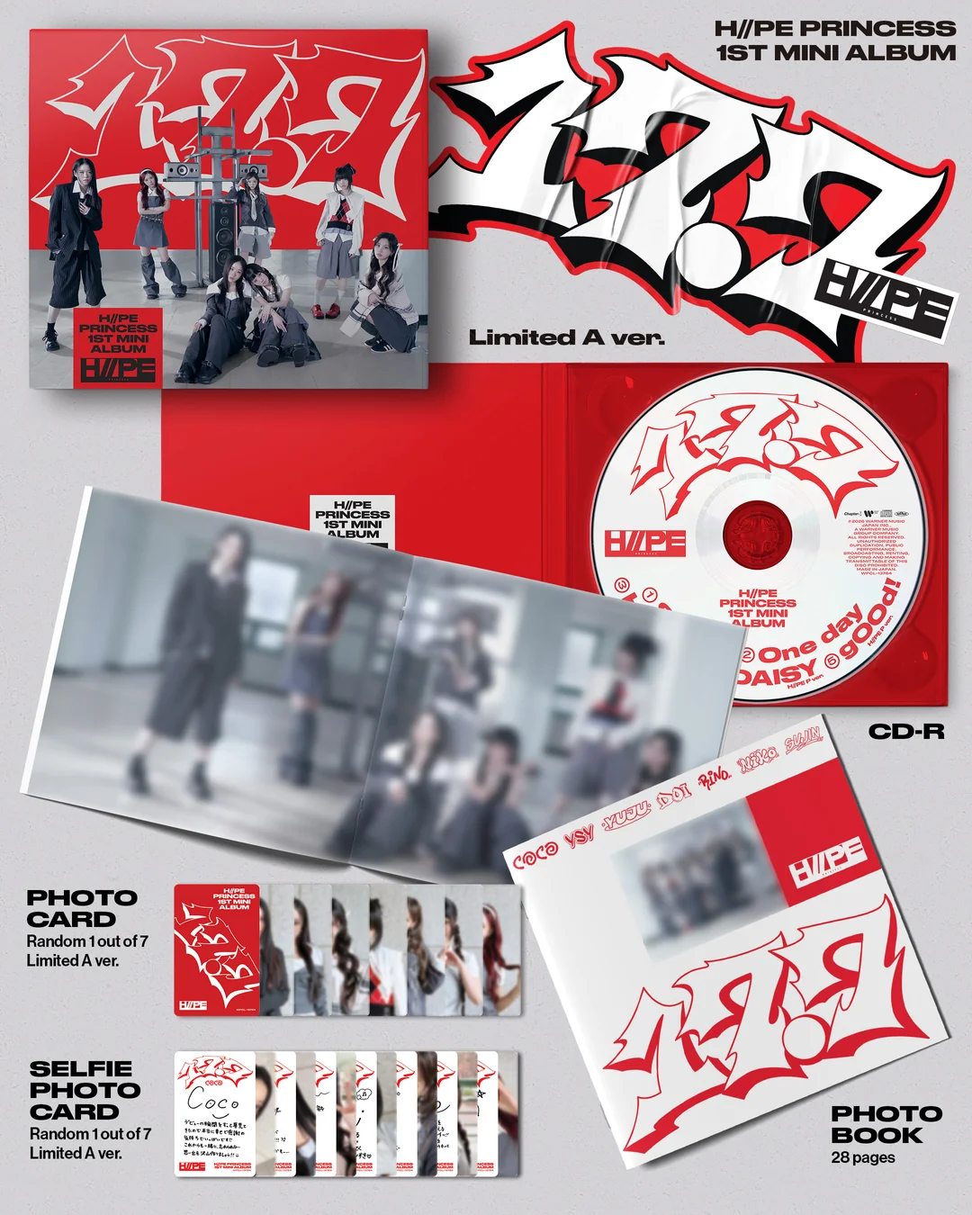 H//PE PRINCESS - 17.7 (1st Mini Album) [Limited A Edition]