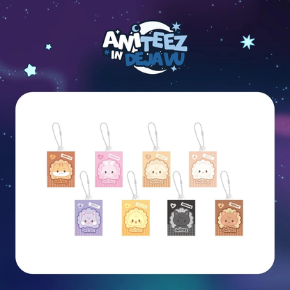 *PRE-ORDER* ATEEZ - [ANITEEZ IN DEJA VU] ATEEZ X ANITEEZ POP-UP Random Miniature Keyring