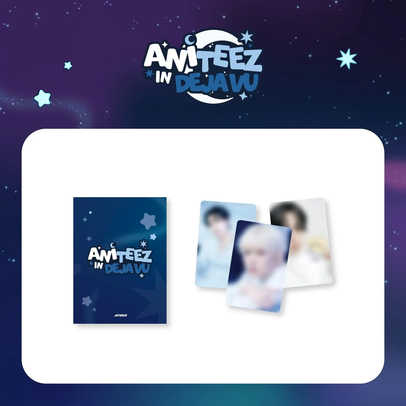 *PRE-ORDER* ATEEZ - [ANITEEZ IN DEJA VU] ATEEZ X ANITEEZ POP-UP Random Trading Card