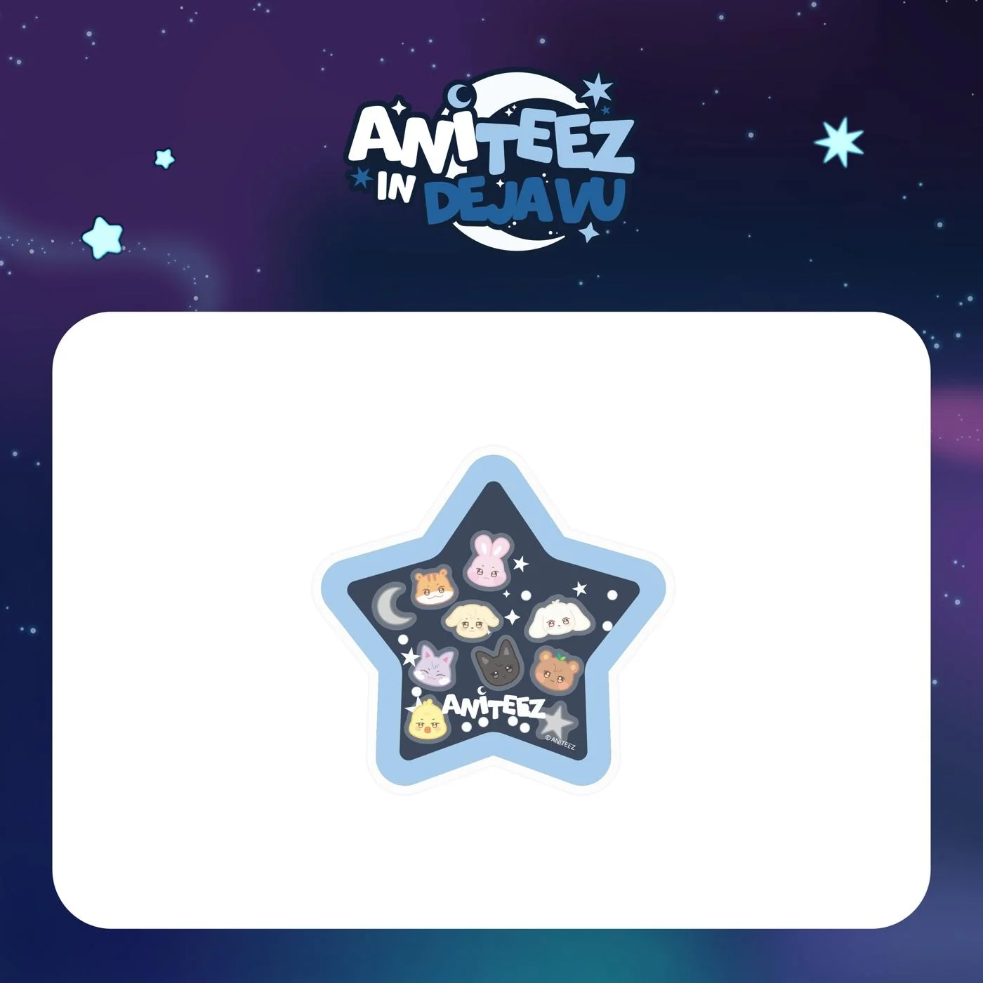 *PRE-ORDER* ATEEZ - [ANITEEZ IN DEJA VU] ATEEZ X ANITEEZ POP-UP Magnetic Smart Tok