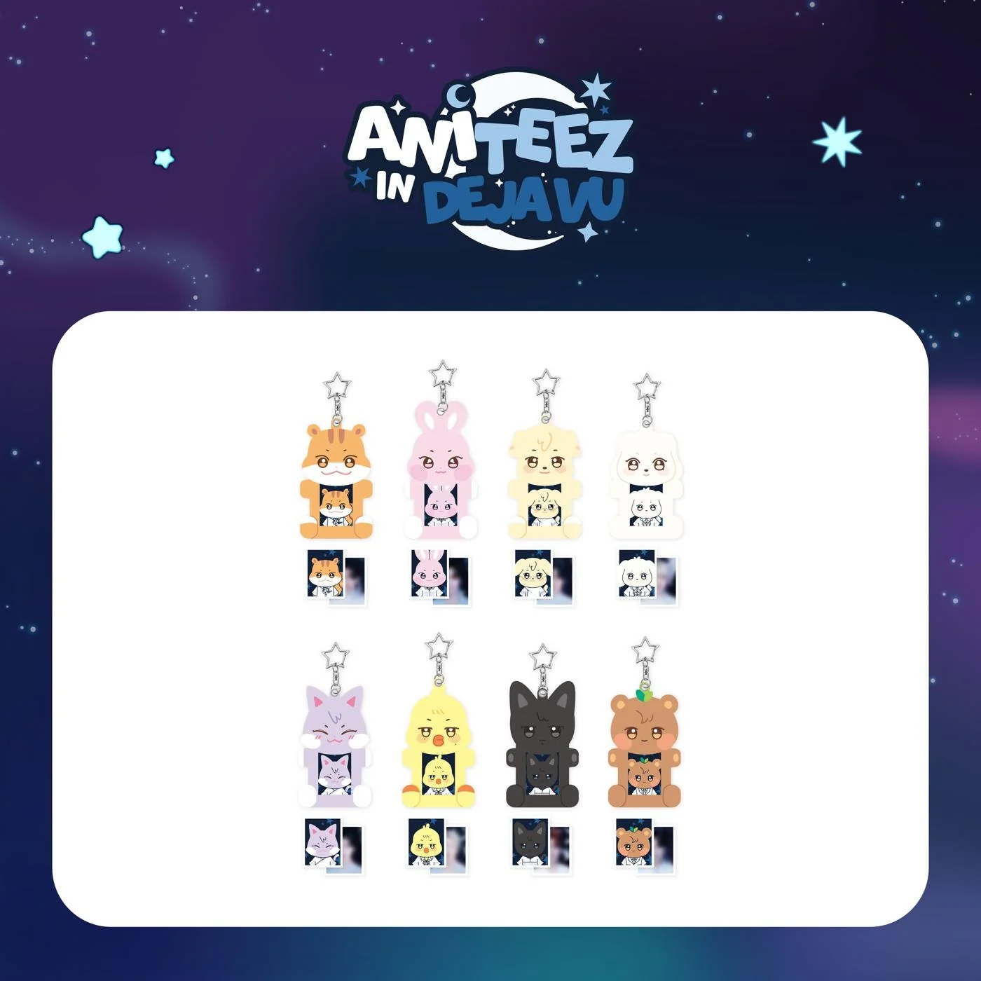 *PRE-ORDER* ATEEZ - [ANITEEZ IN DEJA VU] ATEEZ X ANITEEZ POP-UP ID Photo Holder