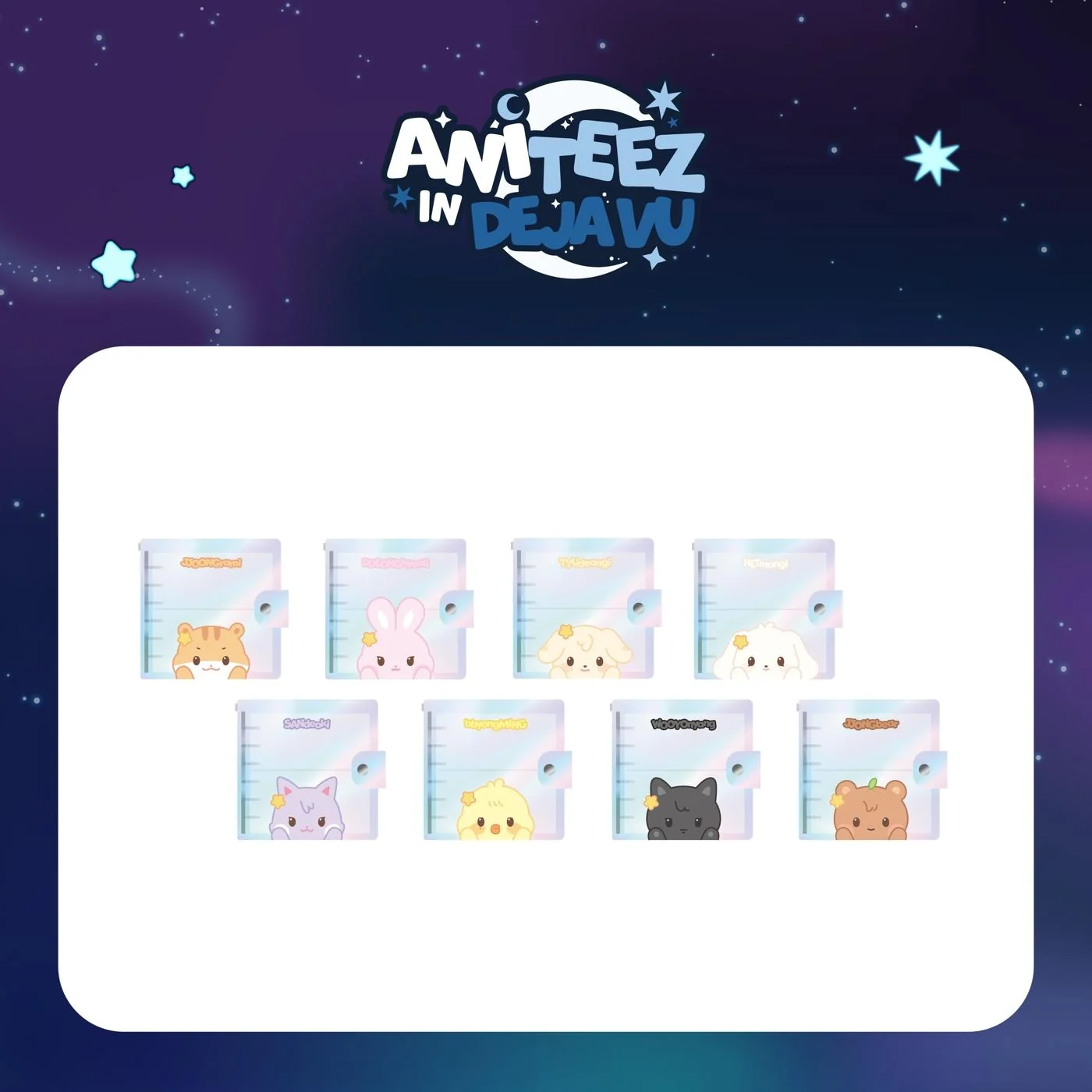*PRE-ORDER* ATEEZ - [ANITEEZ IN DEJA VU] ATEEZ X ANITEEZ POP-UP Photocard Binder