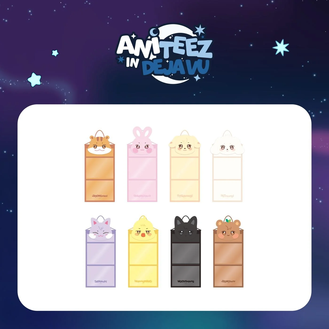 *PRE-ORDER* ATEEZ - [ANITEEZ IN DEJA VU] ATEEZ X ANITEEZ POP-UP Wall Pocket