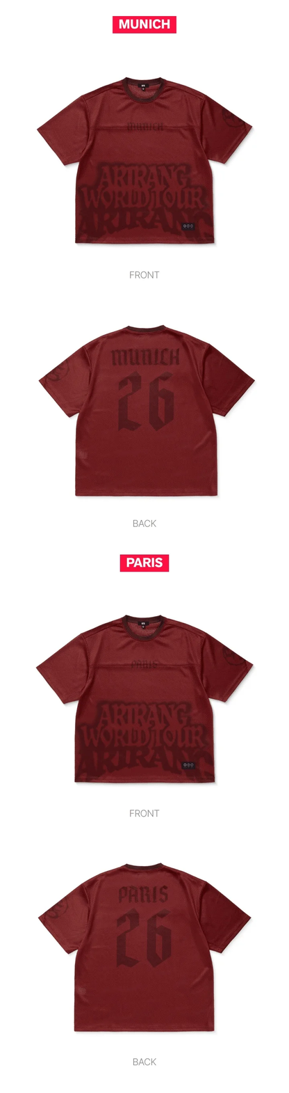 *PRE-ORDER* BTS - [ARIRANG World Tour] Europe Jersey