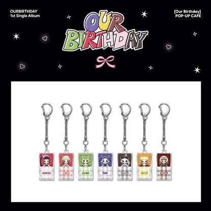 *PRE-ORDER* OURBIRTHDAY - [Our Birthday Pop-Up] Random Keycap Keyring