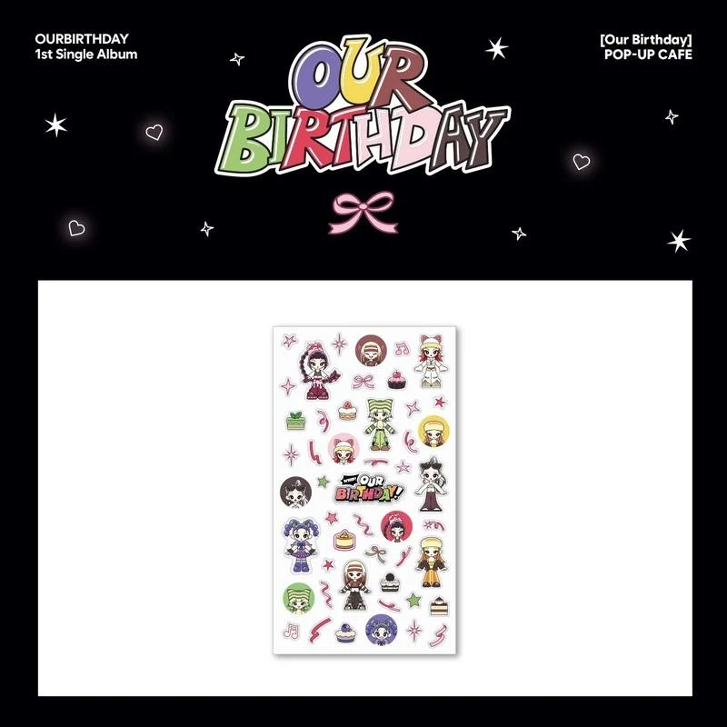 *PRE-ORDER* OURBIRTHDAY - [Our Birthday Pop-Up] 3D Sticker