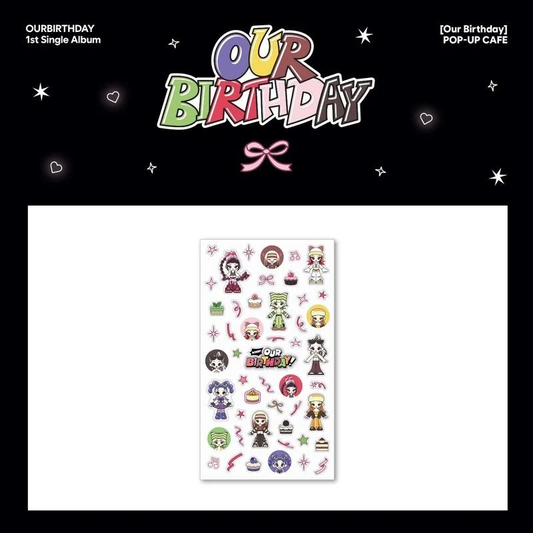 *PRE-ORDER* OURBIRTHDAY - [Our Birthday Pop-Up] 3D Sticker