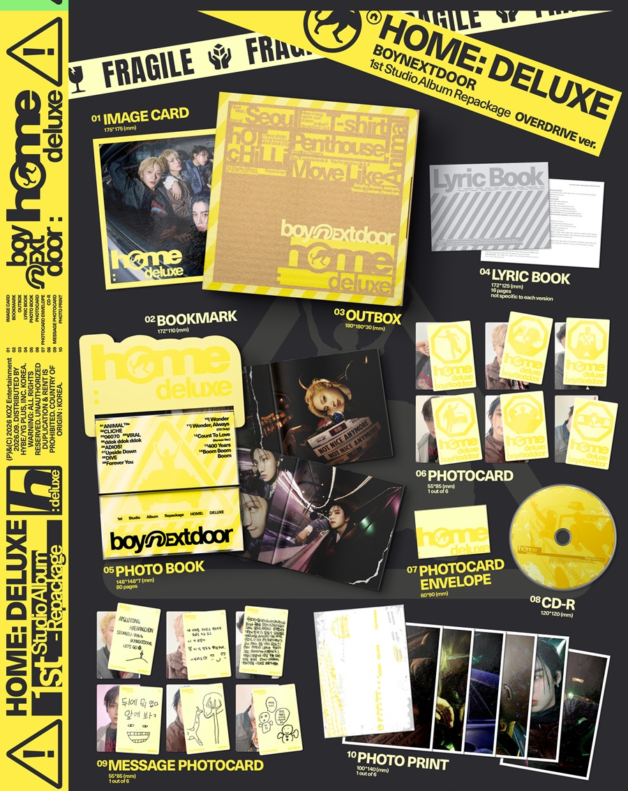 BOYNEXTDOOR - HOME: DELUXE (1st Repackage Album)