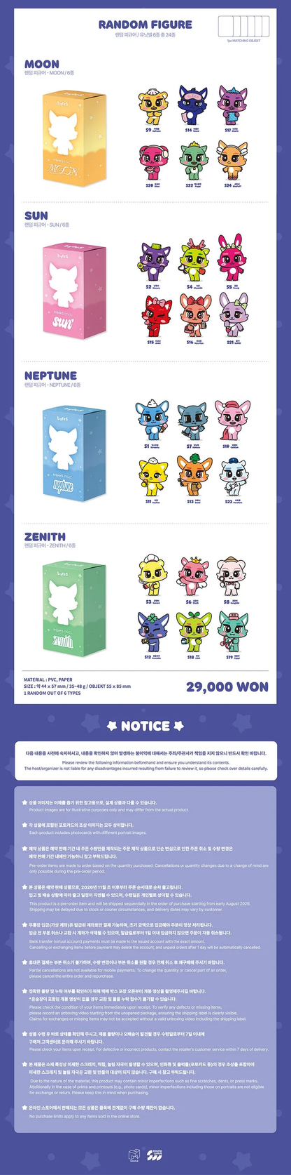 *PRE-ORDER* tripleS - [byteS] Official Character Random Figure