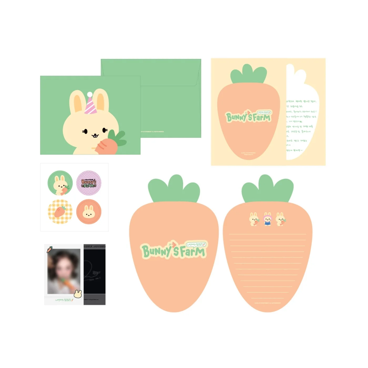 *PRE-ORDER* TWICE NAYEON - [Bunny's Farm | 나연이의 당근농장] Letter Paper Set