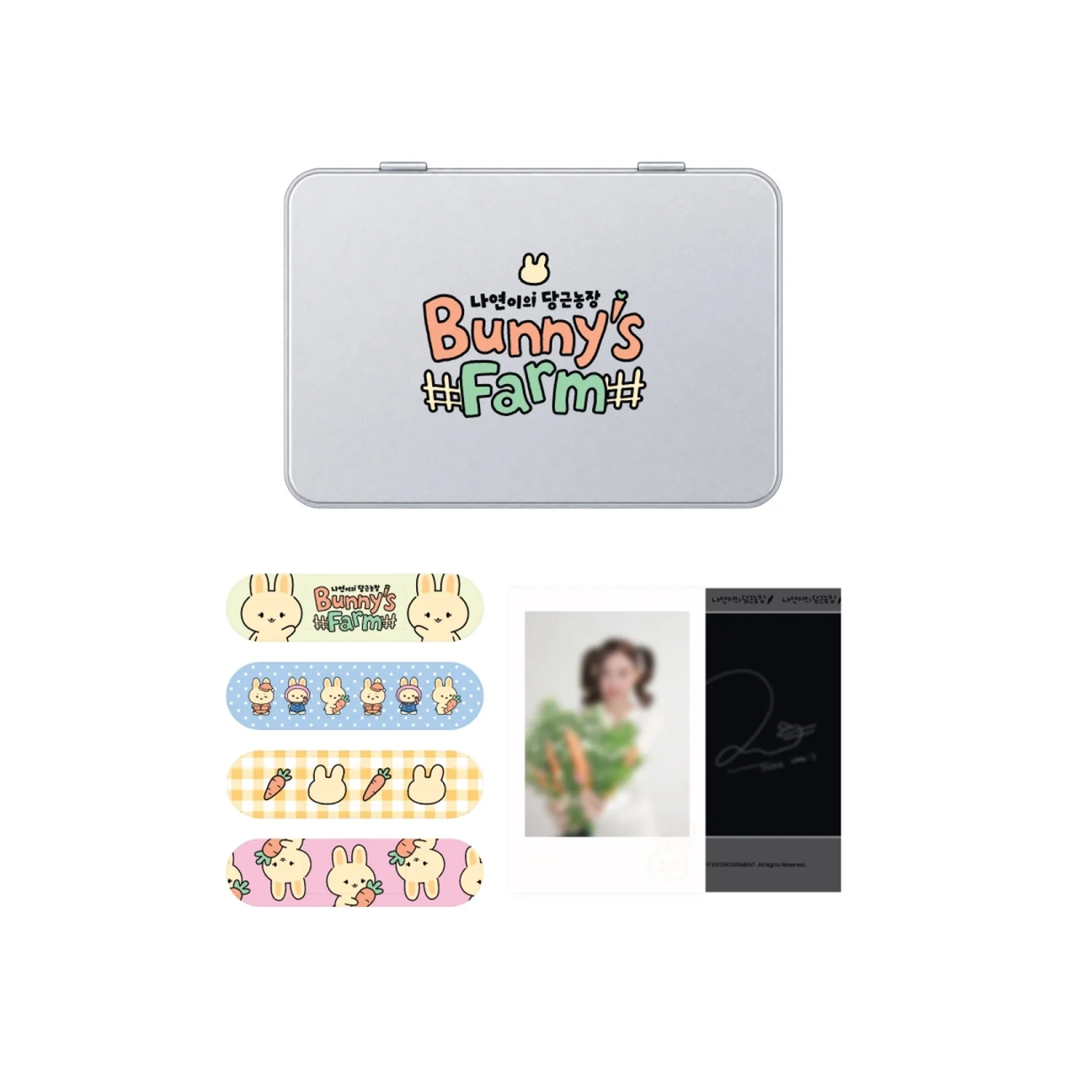 *PRE-ORDER* TWICE NAYEON - [Bunny's Farm | 나연이의 당근농장] Tin Case & Bandage Set