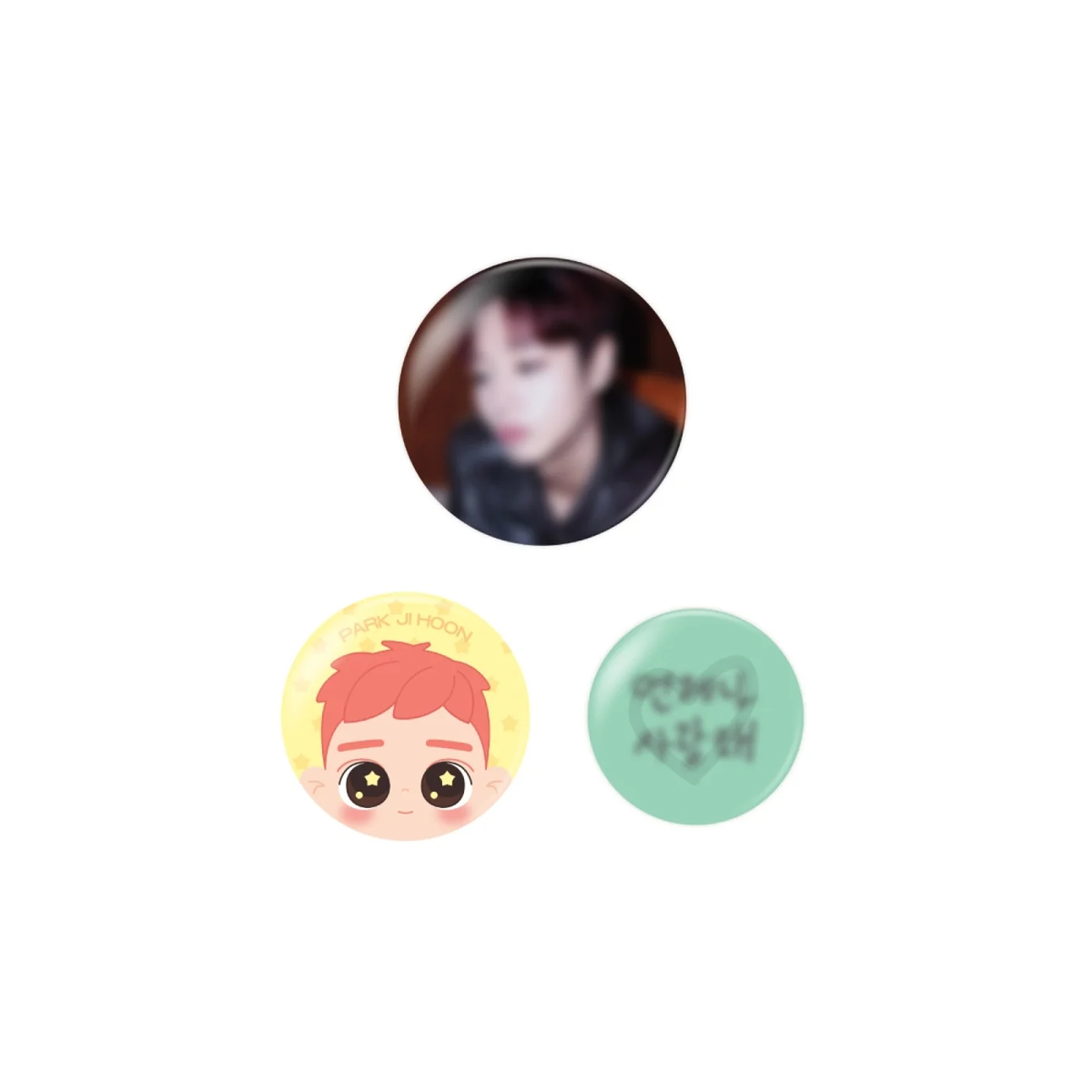 *PRE-ORDER* PARK JIHOON - [RE:FLECT] 2026 ASIA FANCON ENCORE IN SEOUL Pin Button Set