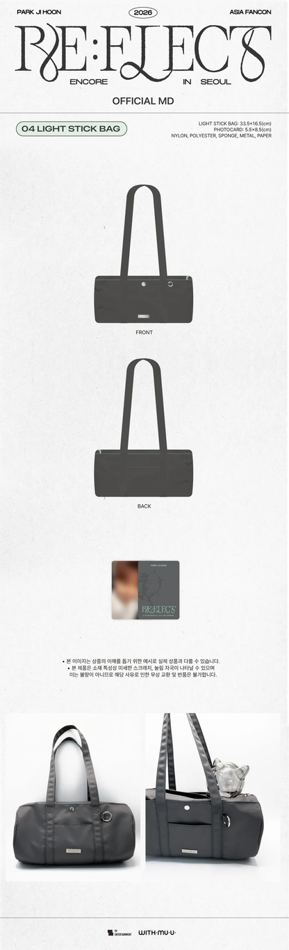 *PRE-ORDER* PARK JIHOON - [RE:FLECT] 2026 ASIA FANCON ENCORE IN SEOUL Lightstick Bag
