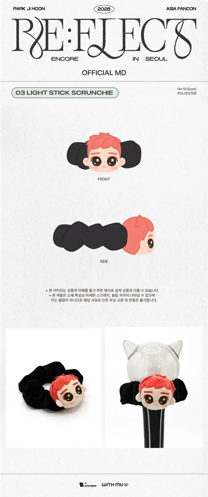*PRE-ORDER* PARK JIHOON - [RE:FLECT] 2026 ASIA FANCON ENCORE IN SEOUL Lightstick Scrunchie