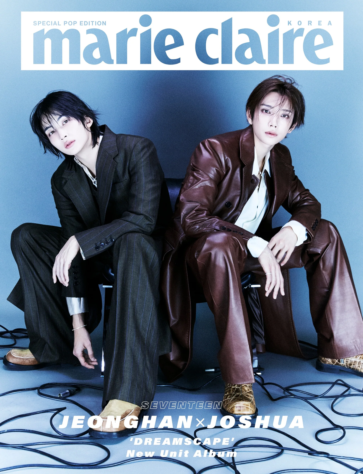*PRE-ORDER* SEVENTEEN JEONGHAN & JOSHUA - Marie Claire Korea Special Pop Edition
