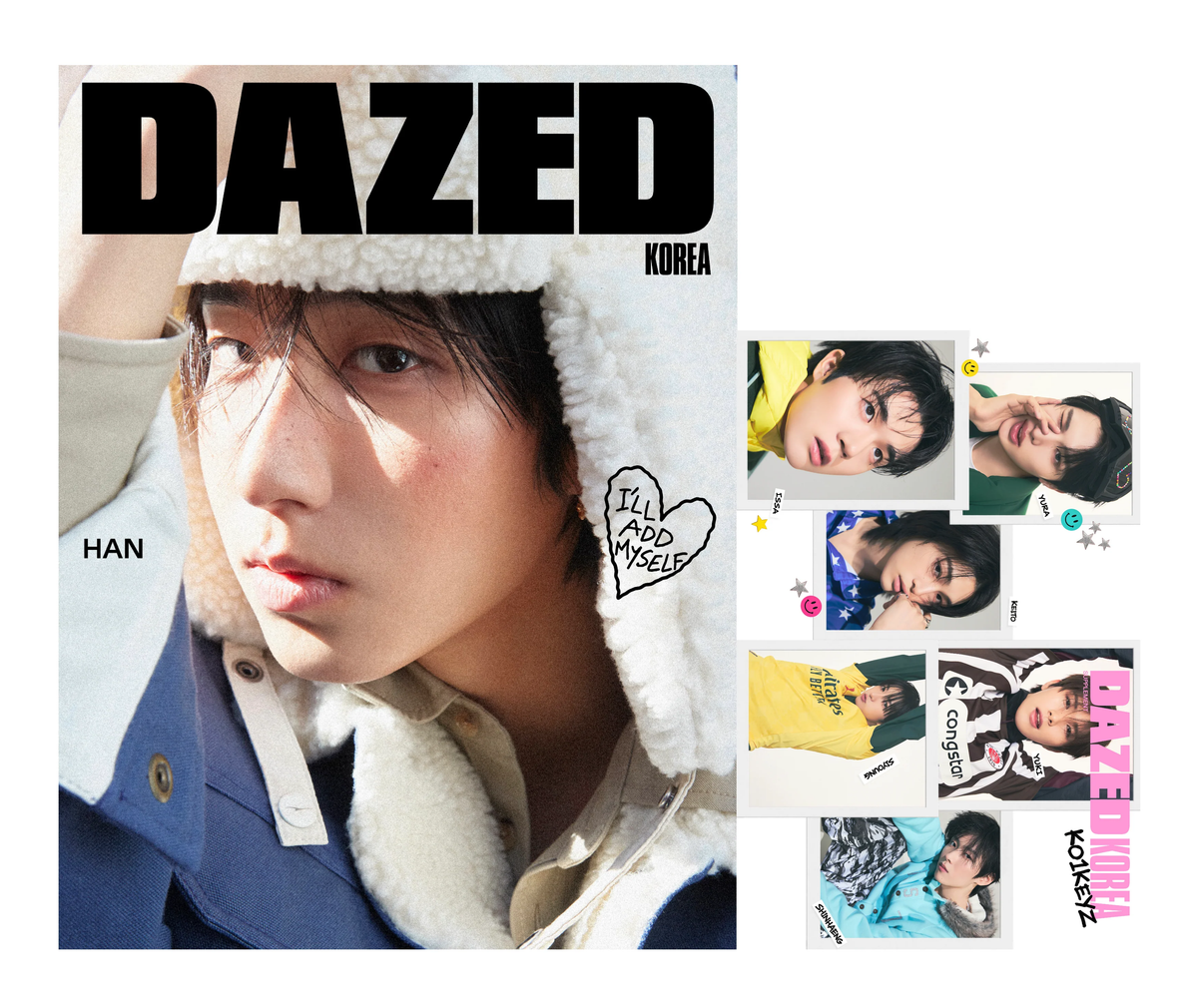 *PRE-ORDER* STRAY KIDS HAN - Dazed & Confused Korea (Winter Edition 2026)
