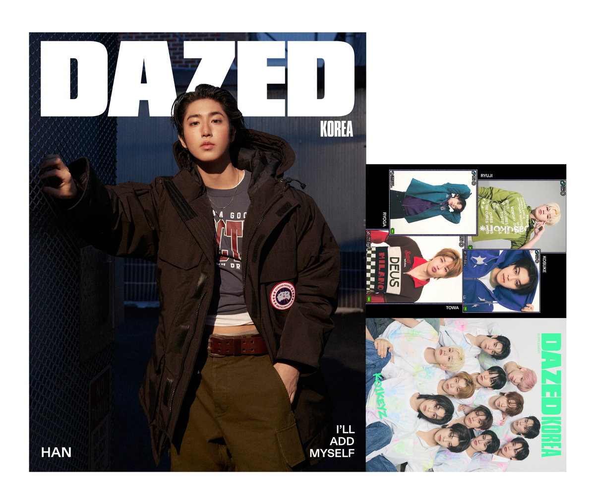 *PRE-ORDER* STRAY KIDS HAN - Dazed & Confused Korea (Winter Edition 2026)
