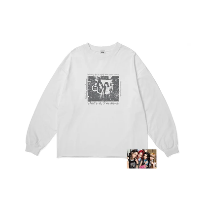 *PRE-ORDER* ILLIT - [BREAK EVEN] Pop-Up Photo L/S White T-Shirt